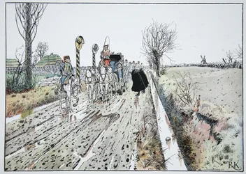 Król Fryderyk II i posłowie głogowscy, 16 grudnia 1740